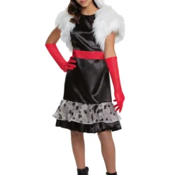 Disguise 101 Dalmatians (Animated) Tween Cruella Costume