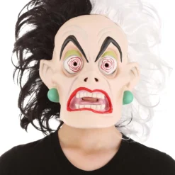 Elope Disney 101 Dalmatians Cruella De Vil Latex Mask 11 Elope Disney 101 Dalmatians Cruella De Vil Latex Mask -Elope Store 101 dalmatians cruella de vil latex mask alt 4