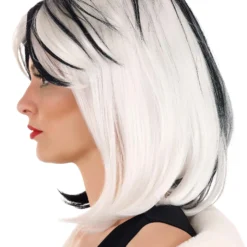 Partytime Costume & Lingerie (Yiwu) Factory Cruella De Vil Wig For Women From Disney's 101 Dalmatians 8 Partytime Costume & Lingerie (Yiwu) Factory Cruella De Vil Wig For Women From Disney's 101 Dalmatians -Elope Store 101 dalmatians fashion cruella de vil wig alt 2