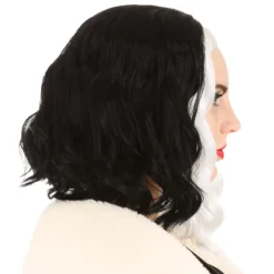 Partytime Costume & Lingerie (Yiwu) Factory Trendy Cruella De Vil Wig For Women From Disney's 101 Dalmatians -Elope Store 101 dalmatians trendy cruella wig alt 2