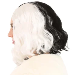 Partytime Costume & Lingerie (Yiwu) Factory Trendy Cruella De Vil Wig For Women From Disney's 101 Dalmatians -Elope Store 101 dalmatians trendy cruella wig alt 3