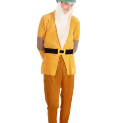 Fun Costumes Disney Snow White Bashful Dwarf Costume For Adults 11 Fun Costumes Disney Snow White Bashful Dwarf Costume For Adults -Elope Store adult bashful dwarf costume alt 1