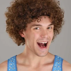 Fun Costumes Blue Richard Simmons Costume For Adults -Elope Store adult blue richard simmons costume alt 2