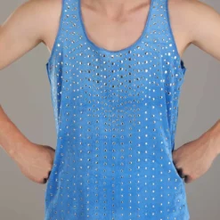 Fun Costumes Blue Richard Simmons Costume For Adults -Elope Store adult blue richard simmons costume alt 3