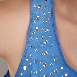 Fun Costumes Blue Richard Simmons Costume For Adults -Elope Store adult blue richard simmons costume alt 4