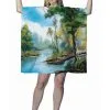 Rasta Imposta Adult Bob Ross Painting Dress Costume 1 Rasta Imposta Adult Bob Ross Painting Dress Costume -Elope Store adult bob ross painting dress