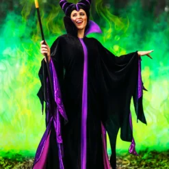 Fun Costumes Disney Classic Maleficent Costume For Adults 12 Fun Costumes Disney Classic Maleficent Costume For Adults -Elope Store adult classic maleficent costume alt 1