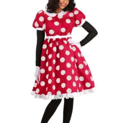 Fun Costumes Disney Deluxe Minnie Mouse Adult Costume 14 Fun Costumes Disney Deluxe Minnie Mouse Adult Costume -Elope Store adult deluxe minnie mouse costume alt 5