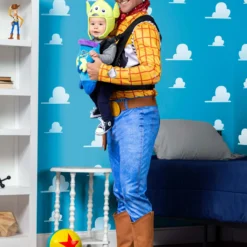 Fun Costumes Men's Disney Deluxe Woody Toy Story Costume 18 Fun Costumes Men's Disney Deluxe Woody Toy Story Costume -Elope Store adult deluxe woody toy story costume alt 2
