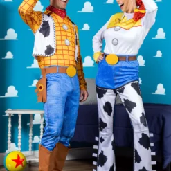 Fun Costumes Men's Disney Deluxe Woody Toy Story Costume 20 Fun Costumes Men's Disney Deluxe Woody Toy Story Costume -Elope Store adult deluxe woody toy story costume alt 4