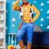 Fun Costumes Men's Disney Deluxe Woody Toy Story Costume