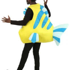 Fun Costumes Disney Flounder Costume For Adults -Elope Store adult flounder costume alt 2