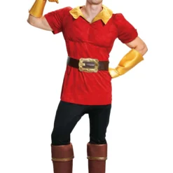 Disguise Limited Disney Beauty And The Beast Men's Gaston Costume -Elope Store adult gaston costume alt 8