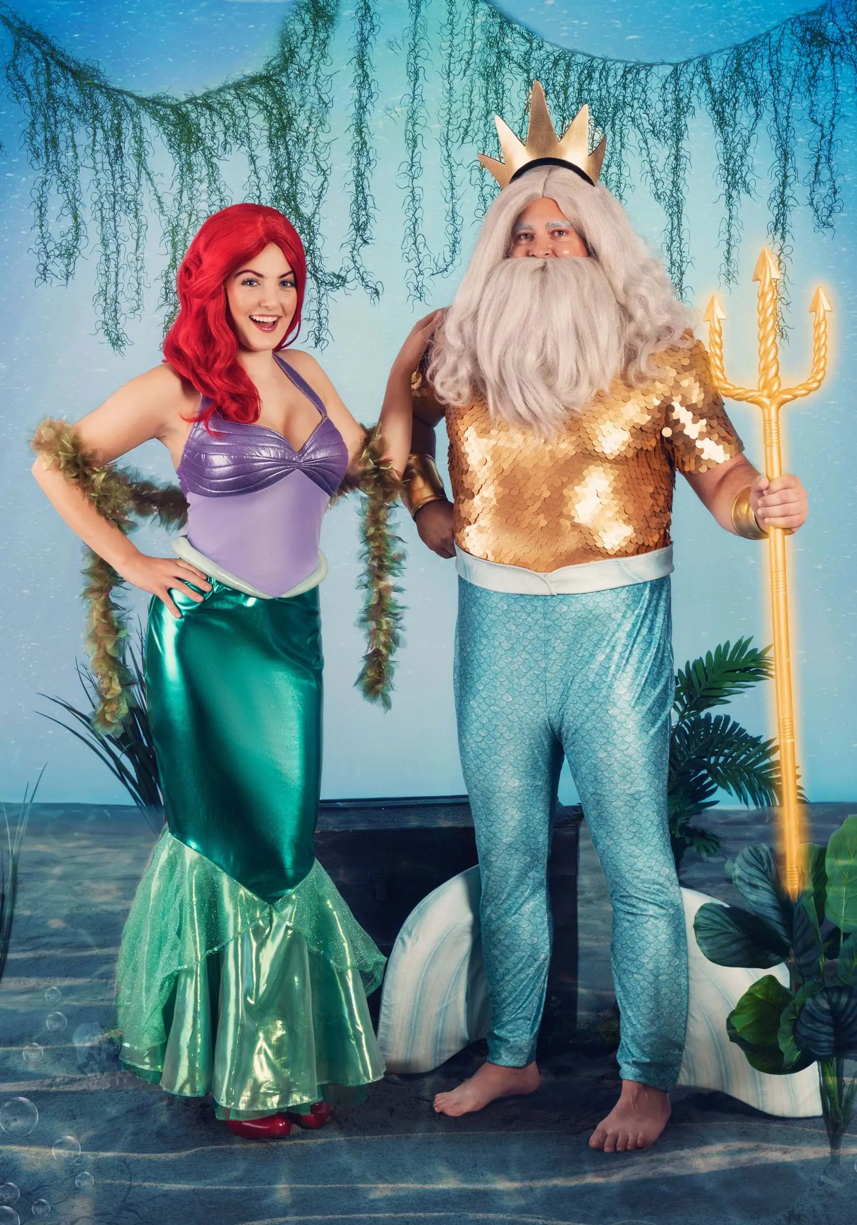 Fun Costumes Disney The Little Mermaid King Triton Costume For Men 4 Fun Costumes Disney The Little Mermaid King Triton Costume For Men - Image 2
