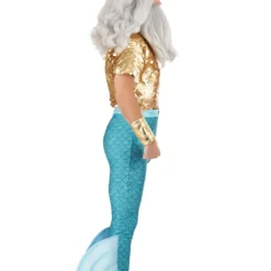 Fun Costumes Disney The Little Mermaid King Triton Costume For Men 27 Fun Costumes Disney The Little Mermaid King Triton Costume For Men -Elope Store adult king triton costume alt 12