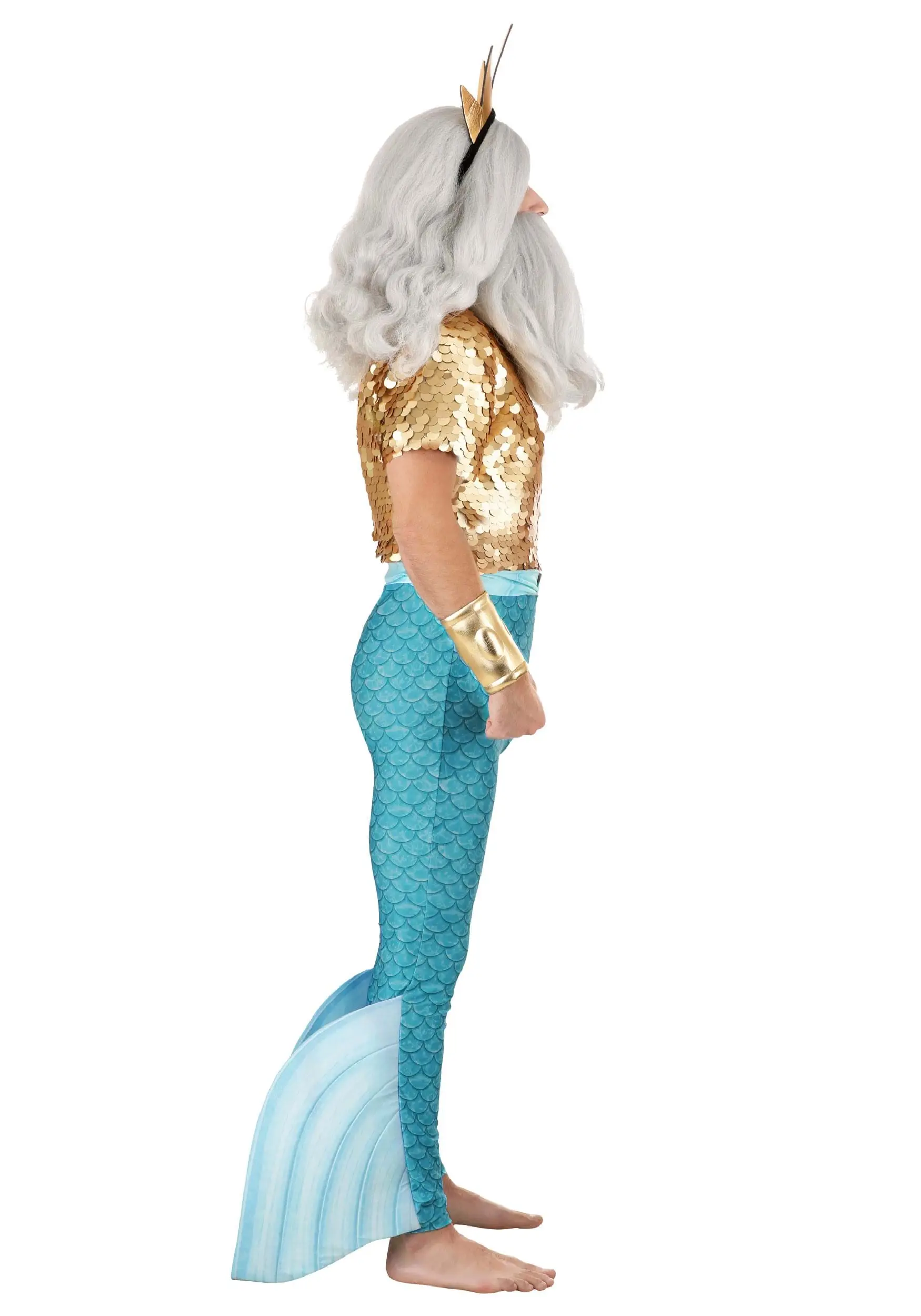 Fun Costumes Disney The Little Mermaid King Triton Costume For Men 15 Fun Costumes Disney The Little Mermaid King Triton Costume For Men - Image 13