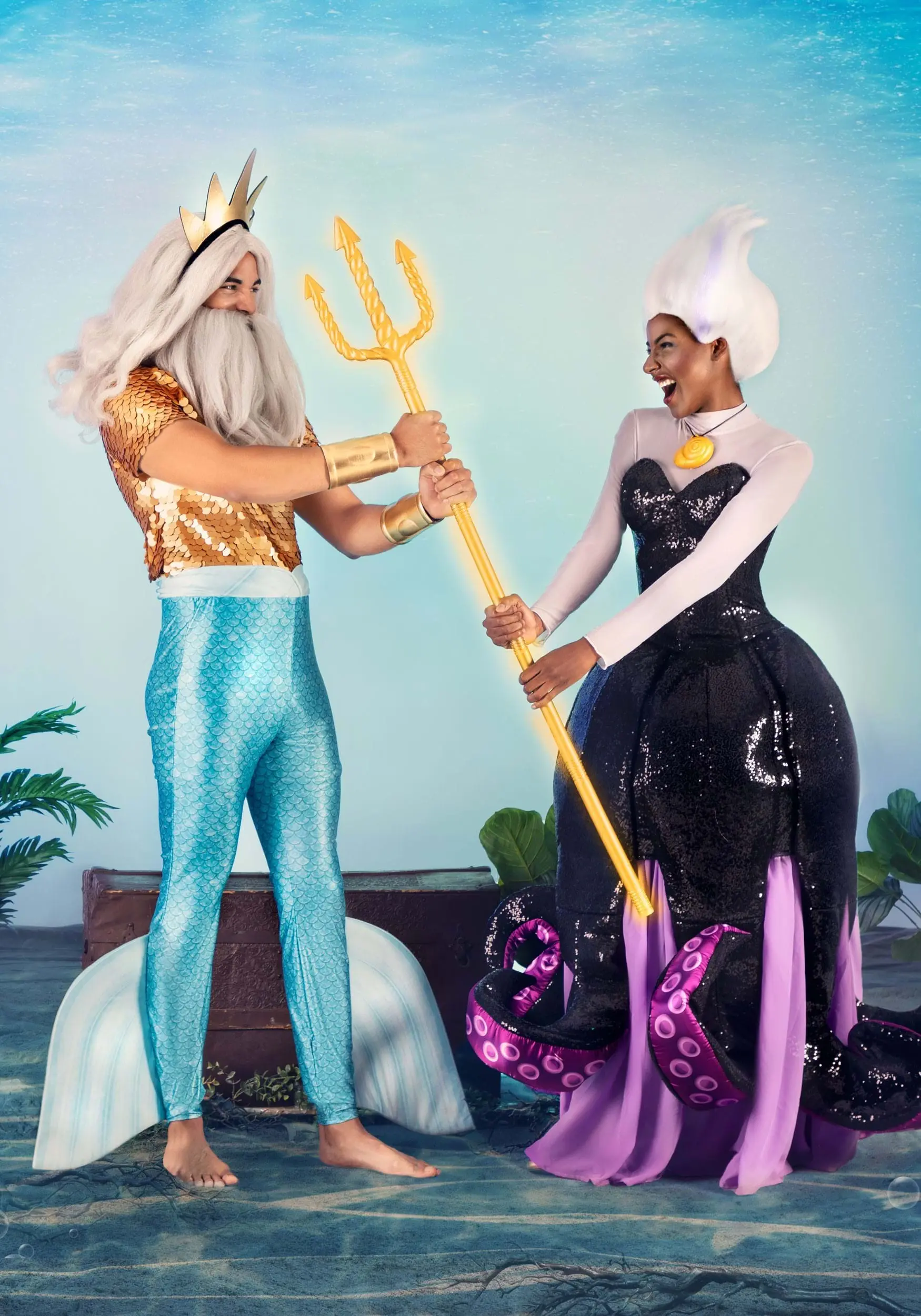 Fun Costumes Disney The Little Mermaid King Triton Costume For Men 7 Fun Costumes Disney The Little Mermaid King Triton Costume For Men - Image 5