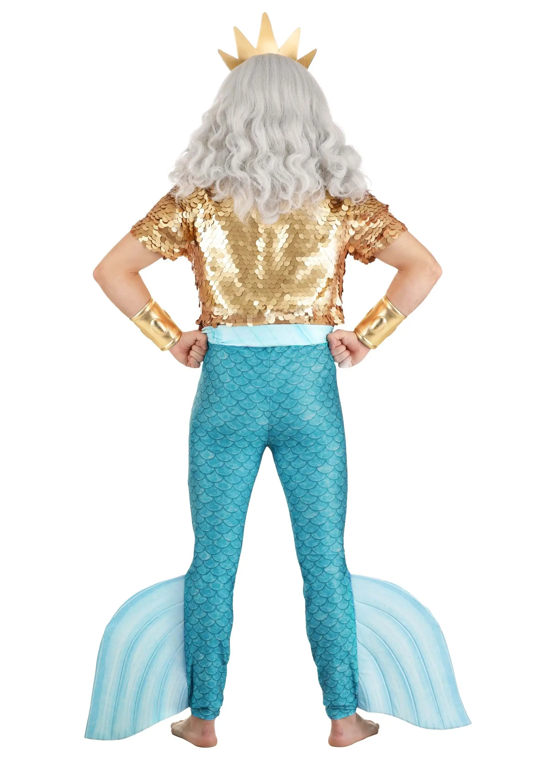 Fun Costumes Disney The Little Mermaid King Triton Costume For Men 11 Fun Costumes Disney The Little Mermaid King Triton Costume For Men - Image 9