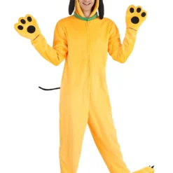 Zhenjiang Lian Yew Every Age Garment Accessories A Adult Disney Pluto Costume -Elope Store adult pluto costume alt 3