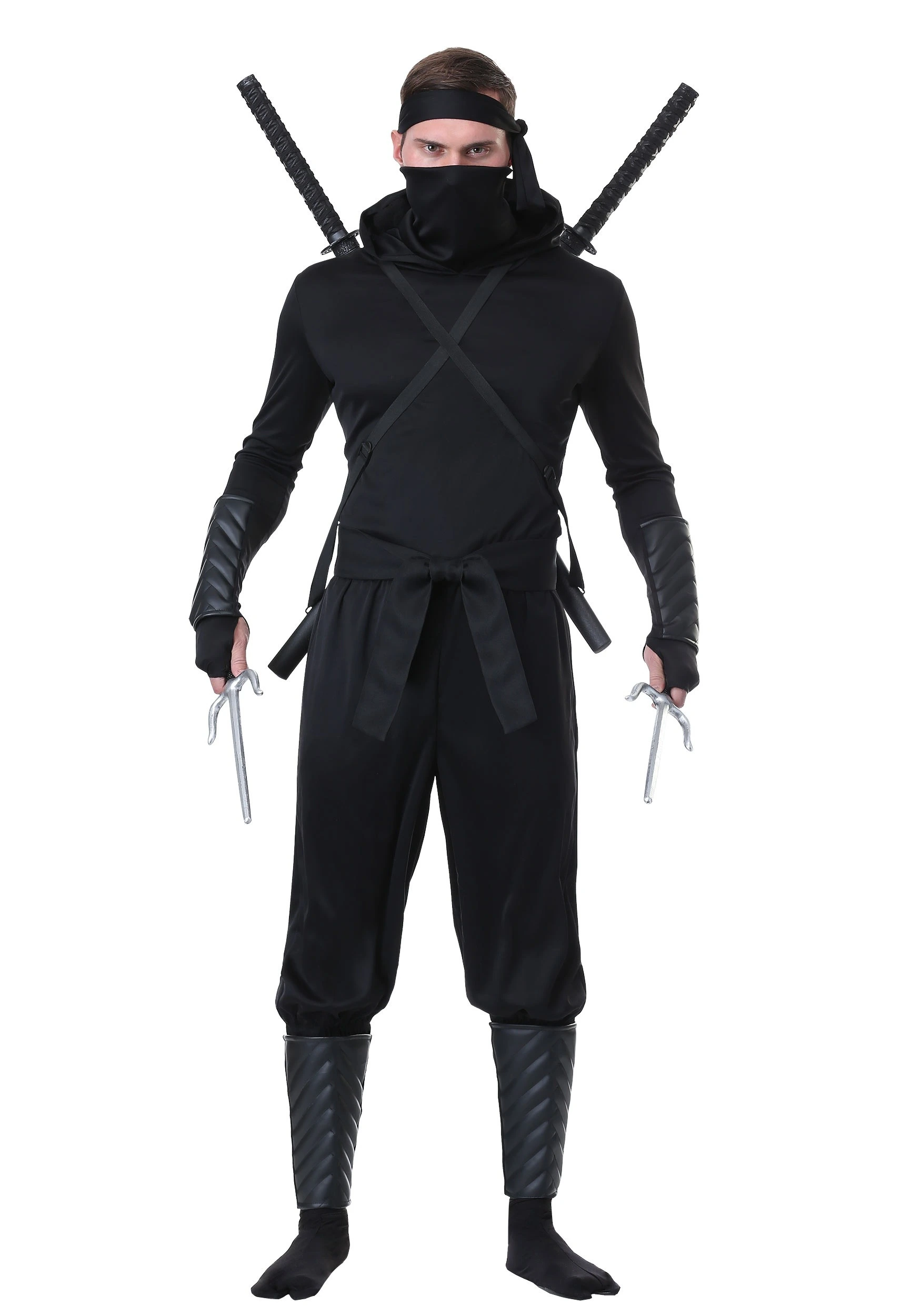 Fun Costumes Stealth Shinobi Ninja Adult Costume 4 Fun Costumes Stealth Shinobi Ninja Adult Costume - Image 2