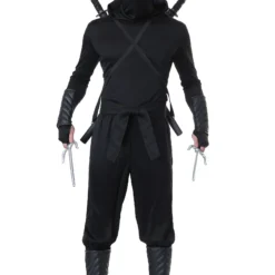 Fun Costumes Adult Plus Size Stealth Shinobi Ninja Costume -Elope Store adult stealth shinobi ninja plus size costume2