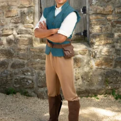 Fun Costumes Flynn Rider Costume For Men From Disney's Tangled -Elope Store adult tangled flynn rider costume alt 2