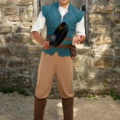 Fun Costumes Flynn Rider Costume For Men From Disney's Tangled -Elope Store adult tangled flynn rider costume alt 3