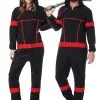 California Costume Collection Unisex Ninja Adult Onesie 1 California Costume Collection Unisex Ninja Adult Onesie -Elope Store adult unisex ninja onesie