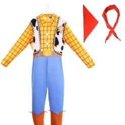 Disguise Men's Plus Size Toy Story Woody Costume -Elope Store adult woody costume alt 7