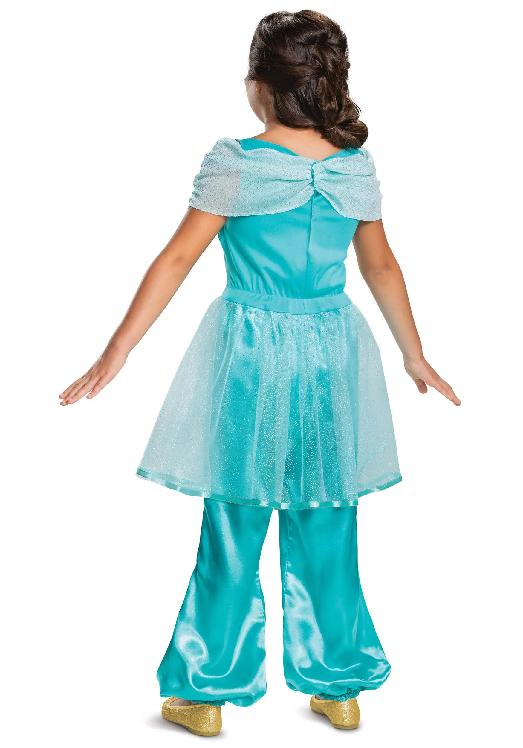 Disguise Aladdin Girls Jasmine Classic Costume 4 Disguise Aladdin Girls Jasmine Classic Costume - Image 2