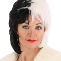 Partytime Costume & Lingerie (Yiwu) Factory Short Cruella De Vil Wig From Disney's 101 Dalmatians