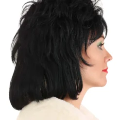 Partytime Costume & Lingerie (Yiwu) Factory Short Cruella De Vil Wig From Disney's 101 Dalmatians -Elope Store authentic 101 dalmatians cruella de vil wig alt 4