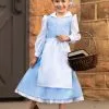 Fun Costumes Belle Blue Dress Costume For Toddlers From Disney's Beauty And The Beast -Elope Store beauty and the beast belle blue dress costume for toddlers 2