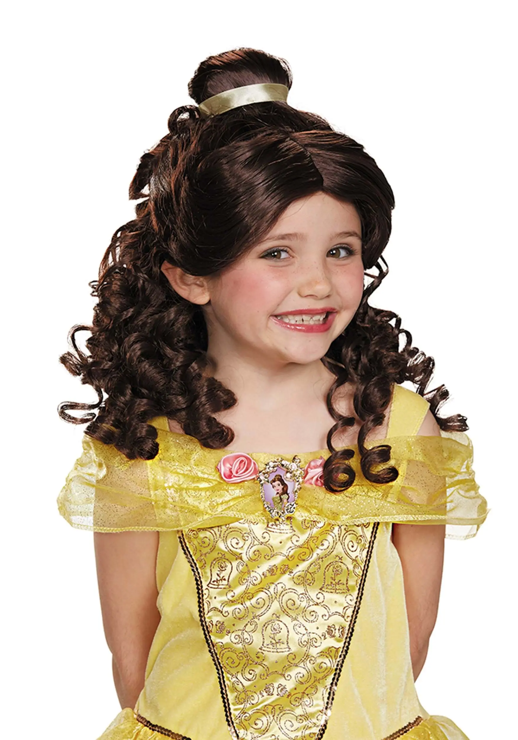 Disguise Beauty And The Beast Belle Wig For Kids 3 Disguise Beauty And The Beast Belle Wig For Kids