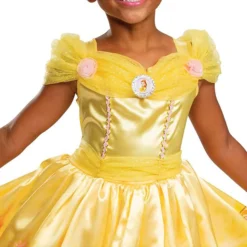 Disguise Beauty And The Beast Deluxe Girl's Belle Costume For Todders 9 Disguise Beauty And The Beast Deluxe Girl's Belle Costume For Todders -Elope Store beauty and the beast deluxe toddler belle costume alt 2