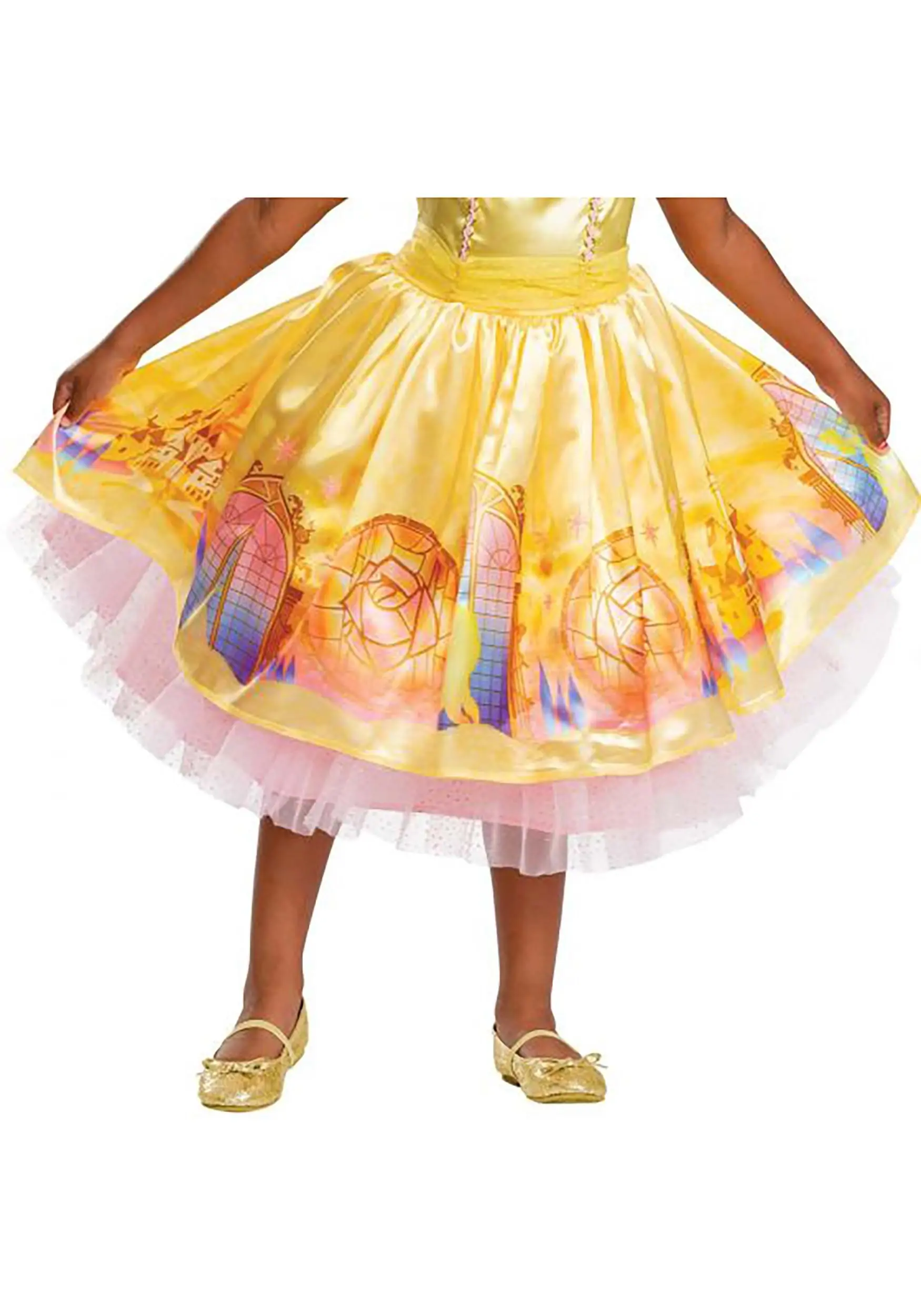 Disguise Beauty And The Beast Deluxe Girl's Belle Costume For Todders 6 Disguise Beauty And The Beast Deluxe Girl's Belle Costume For Todders - Image 4