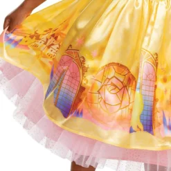 Disguise Beauty And The Beast Deluxe Girl's Belle Costume For Todders 11 Disguise Beauty And The Beast Deluxe Girl's Belle Costume For Todders -Elope Store beauty and the beast deluxe toddler belle costume alt 4