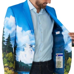 Opposuits Men's Opposuit Bob Ross Blazer 11 Opposuits Men's Opposuit Bob Ross Blazer -Elope Store bob ross blazer alt 2