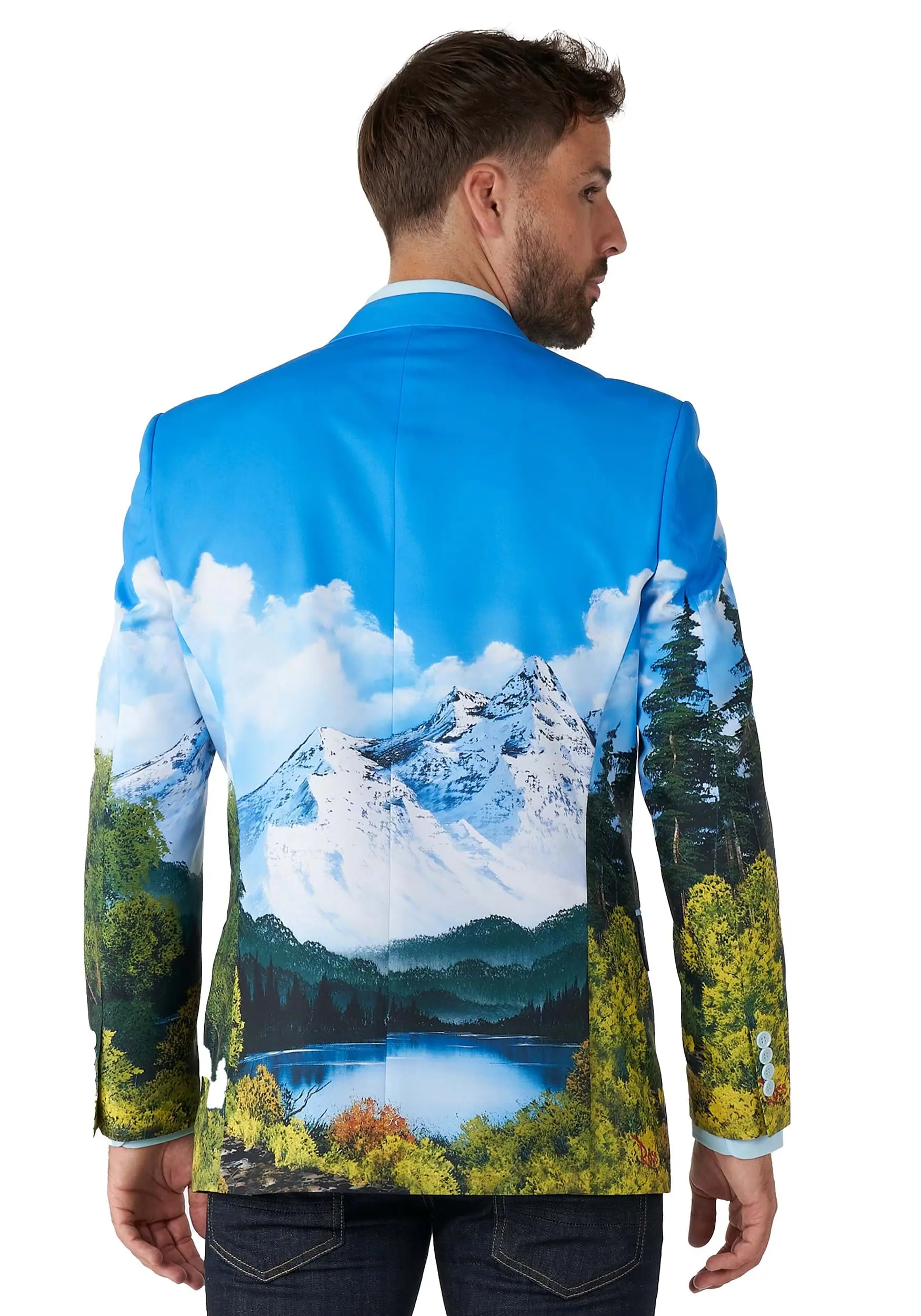 Opposuits Men's Opposuit Bob Ross Blazer 6 Opposuits Men's Opposuit Bob Ross Blazer - Image 4