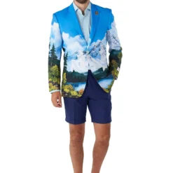 Opposuits Men's Opposuit Bob Ross Blazer 13 Opposuits Men's Opposuit Bob Ross Blazer -Elope Store bob ross blazer alt 4