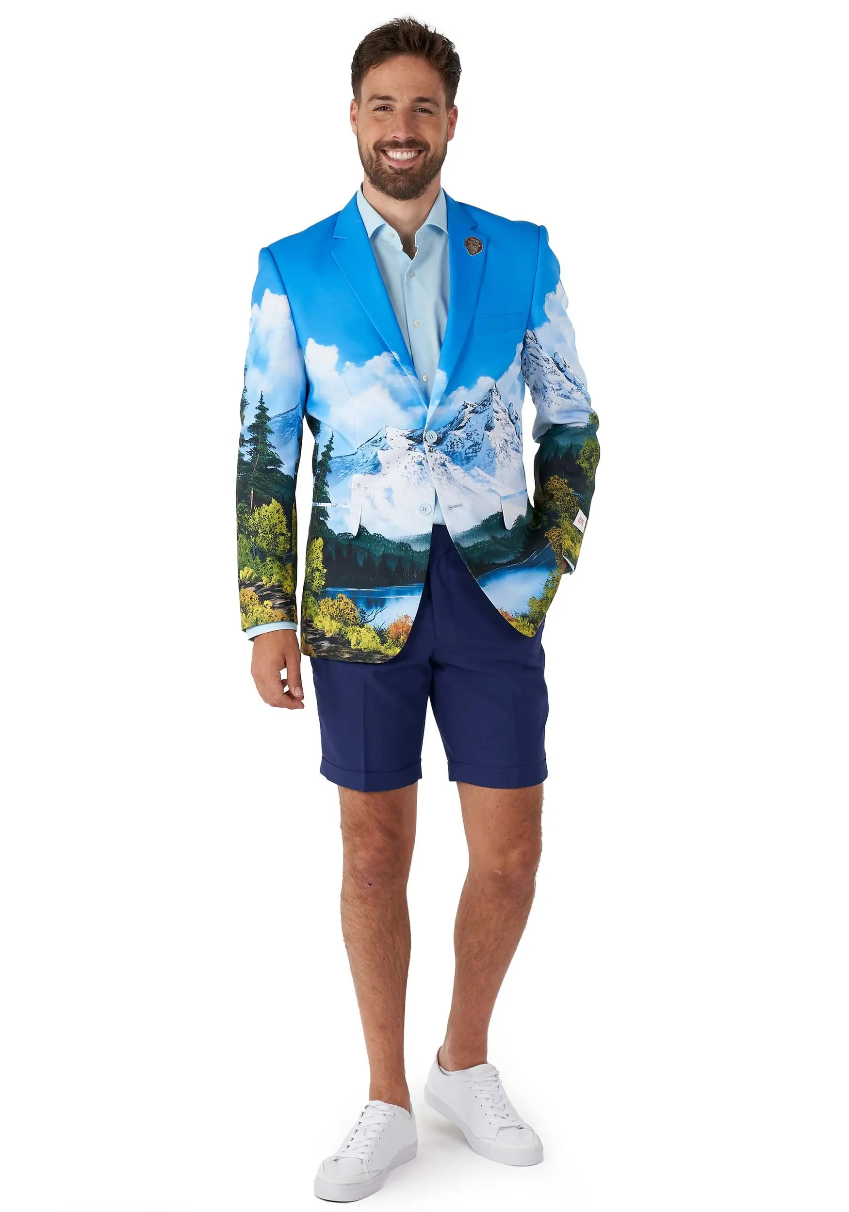 Opposuits Men's Opposuit Bob Ross Blazer 7 Opposuits Men's Opposuit Bob Ross Blazer - Image 5