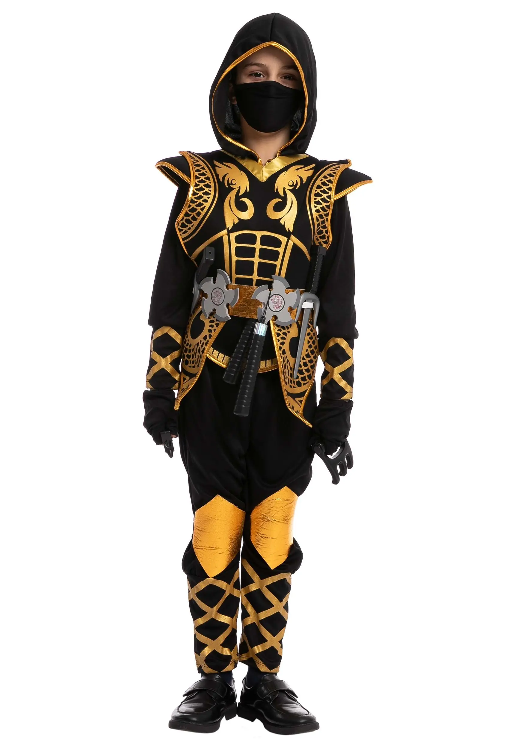 Joyin Golden Ninja Costume For Boys 9 Joyin Golden Ninja Costume For Boys - Image 7