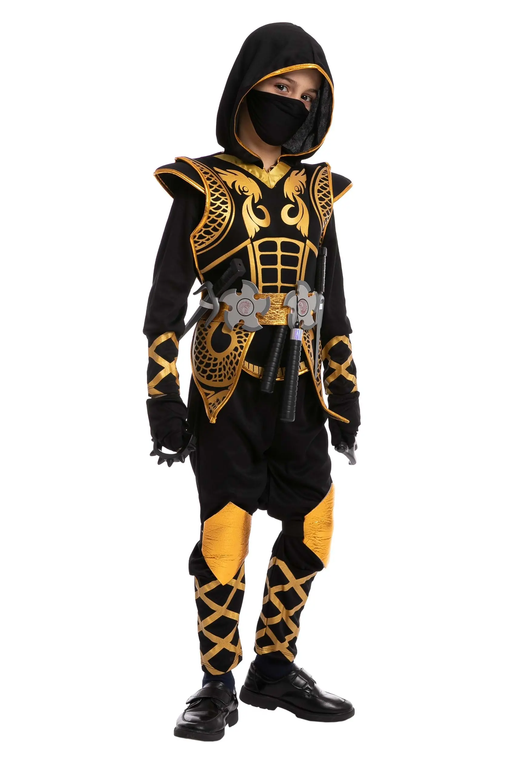 Joyin Golden Ninja Costume For Boys 3 Joyin Golden Ninja Costume For Boys