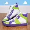 Ground Up Disney Buzz Lightyear High Top Shoes For Men -Elope Store buzz lightyear mens high top shoes