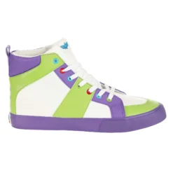 Ground Up Disney Buzz Lightyear High Top Shoes For Men -Elope Store buzz lightyear mens high top shoes alt 2