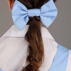 Fun Costumes Belle Blue Dress Costume For Kids From Disney's Beauty And The Beast -Elope Store child beauty and the beast belle blue dress alt 2