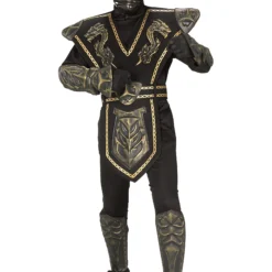 Rubies Costume Co. Inc Child Gold Dragon Warrior Ninja Costume