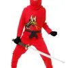 Charades Ninja Avengers Series II Red Child Costume -Elope Store child ninja avengers series ii red costume