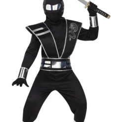 Fun World Child Silver Mirror Ninja Costume