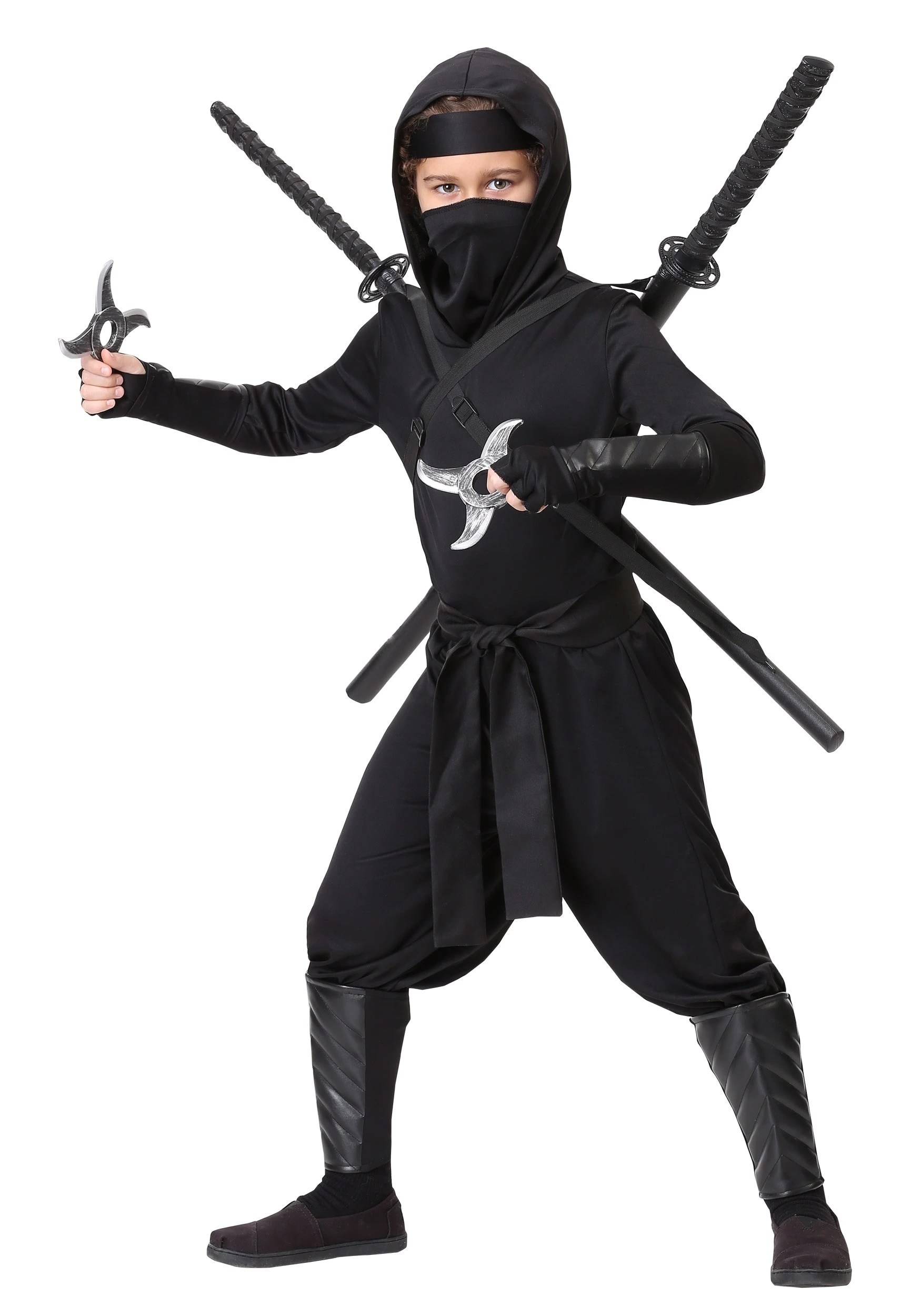 Fun Costumes Stealth Shinobi Ninja Kid Costume 3 Fun Costumes Stealth Shinobi Ninja Kid Costume